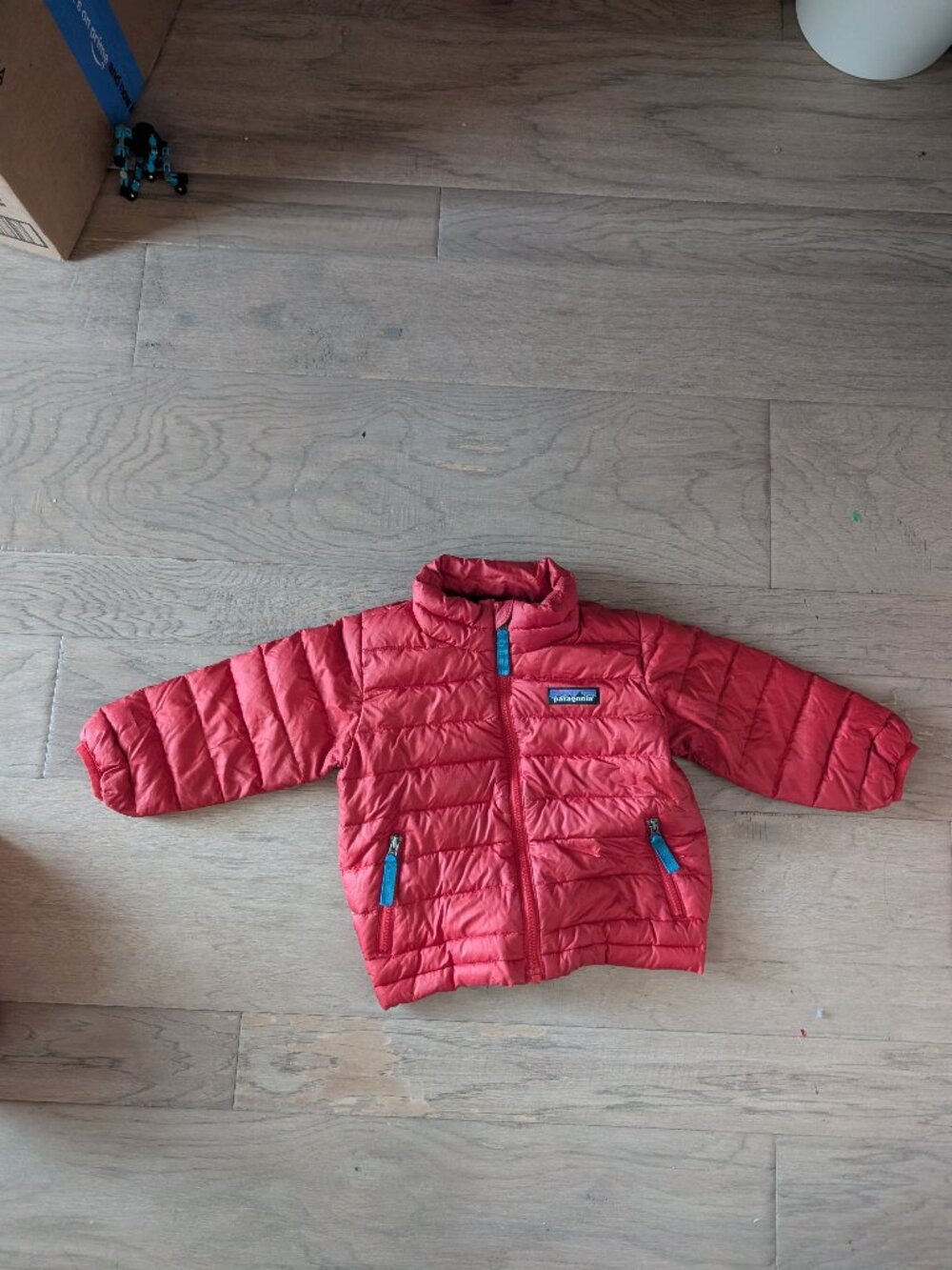 Patagonia Baby Down Sweater Puffer Jacket Red Size 12M